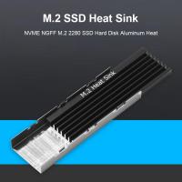 M.2 SSD ฮีทซิงค์ระบายความร้อน NVME NGFF M.2 2280 SSD ฮาร์ดดิสก์อลูมิเนียมความร้อน