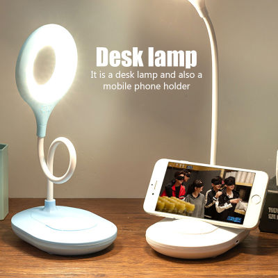 Stepless Dimmable Desk Reading Light Foldable Rotatable Touch Switch LED Table Lamp Removable Lithium Battery Smart Desk Lamp