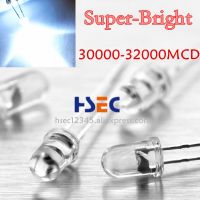 【CC】 Super bright 1000pcs led 5mm white ultrabrillante light emitting diodes Round diodos blinking