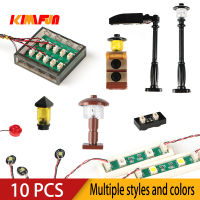 10PCS 0.8mm Pin RGB LED Building Blocks USB Lamp DIY Street Light City Electric Decorate 1X1 Brick Compatible All nds