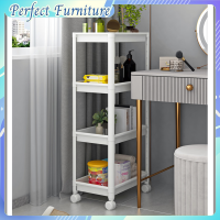 ?Perfect Furniture?ชั้นวางของ ชั้นวางของพลาสติก ชั้นวางของในครัว มีล้อเลื่อน ชั้นวางของในที่แคบ  ?พร้อมส่ง?