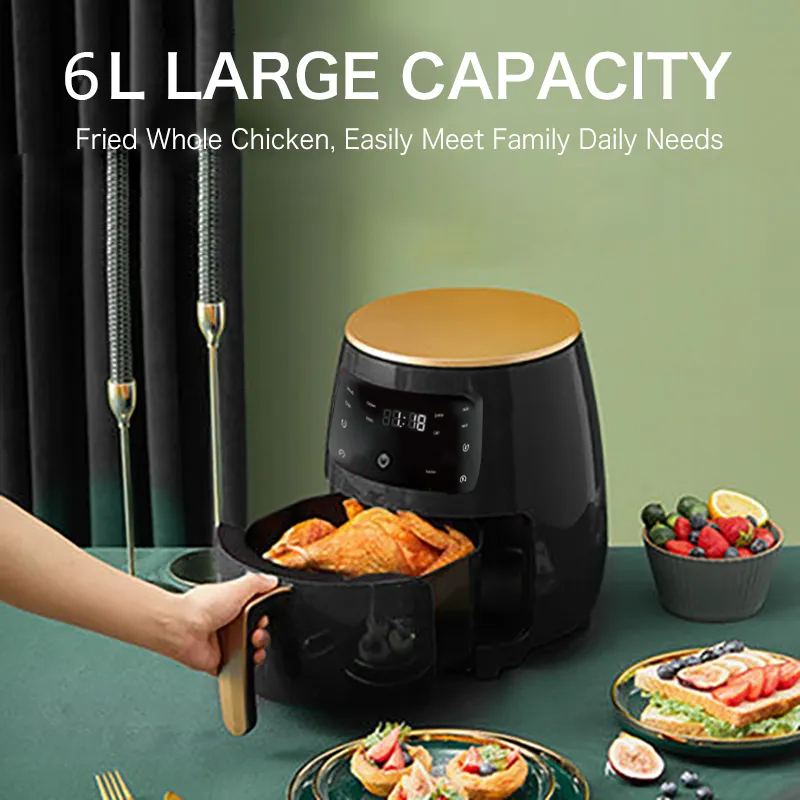 8L Non-stick Digital Air Fryer Low Fat Oil Free Healthy Frying