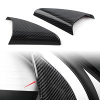 Car A Pillar Styling Triangle Frame Cover Trim For Mercedes Benz W177 A-Class A200 A220 A250 2019 Carbon Fiber Look ABS Plastic