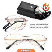 Beauty Presbyopia แว่นตาอ่านหนังสือเลนส์โปรแกรมหลายองศา 1.00~+4.00 องศาสําหรับผู้หญิงและผู้ชาย