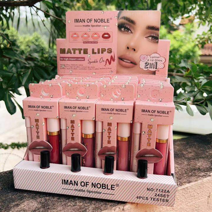Iman Of Noble 2in1 Lip Matte + Lip Liner Lazada