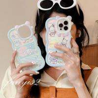 ?Hot Sale? Compatible iPhone 14 13 12 8 7 X Xs SE2020 Xr 6 6s Cartoon Pacha Dog Little Wavy Soft Back Cover