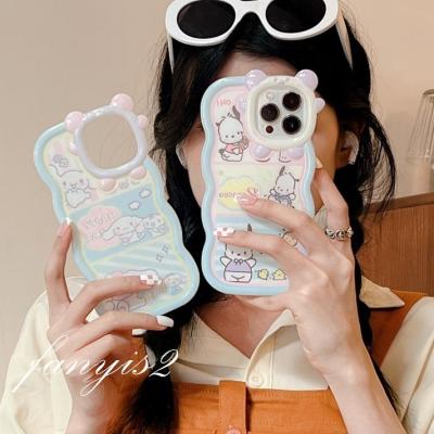 🥳Hot Sale🌈 Compatible iPhone 14 13 12 8 7 X Xs SE2020 Xr 6 6s Cartoon Pacha Dog Little Wavy Soft Back Cover