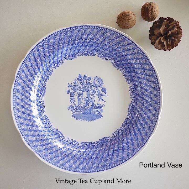 จาน Spode Blue Room Collection Plate ลาย Portland Vase Lazada.co.th