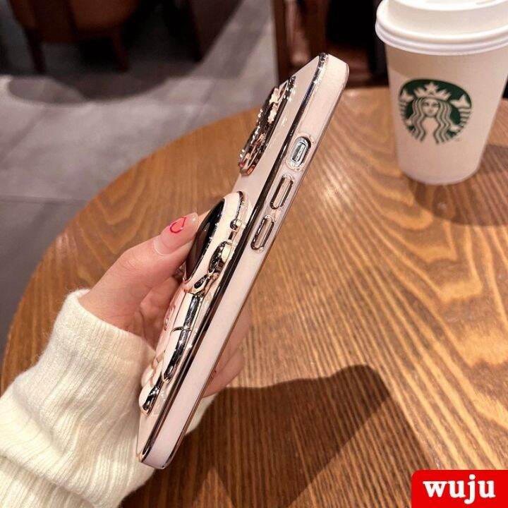 wuju-เคสโทรศัพท์มือถือ-ซิลิโคน-กันกระแทก-ลายนักบินอวกาศ-พร้อมขาตั้ง-หรูหรา-สําหรับ-iphone-11-12-13-14-pro-max-xs-x-xr-7-8-plus-se