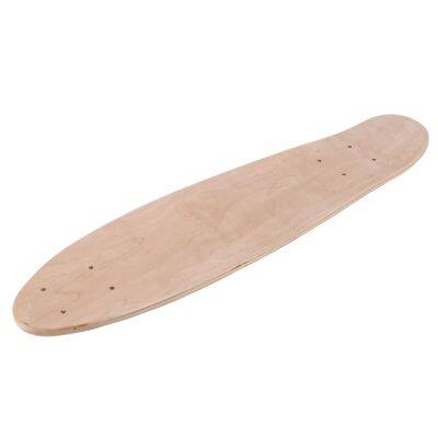 22Inch Blank Skateboard Deck Natural 55.5X15cm Maple Banana Sliding Cruising Skating Single Rocker Board DIY Decks