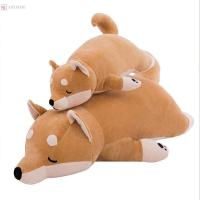 ASYMME ของขวัญสำหรับเด็ก ของเล่นเด็ก หมอนตุ๊กตา Corgi ตุ๊กตาสัตว์ยัดไส้ เบาะนอน การ์ตูน ตุ๊กตาสุนัขนอนโกหก ตุ๊กตาชิบะอินุสุนัข ตุ๊กตาสุนัขชิบะ ตุ๊กตาชิบะอินุ