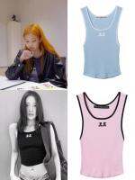 ~~~~~ ช่องเกาหลี Rest&amp;Recreation jennie เสื้อกั๊กฐานเกลียวแบบเดียวกับ Jin Zhini ~