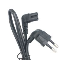 【YF】 1M 90 Degree Schuko CEE7/16 Europe 2pin Male to Right Angled IEC 320 C7 Power Supply Cord Cable