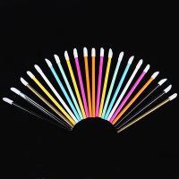 wholesale 50pcs/100pcs Disposable Lip Brush Makeup Brush Lip Gloss Brush Hollow-holder Lipstick Wands Set Cosmetic Makeup Tools