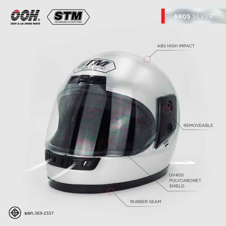 หมวกกันน็อก-stm-ar-05-helmet-by-ooh-alai-ไซส์-m