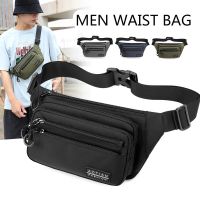 Korean Fashion Nylon Big Capacity Men Waist Pouch Bag Fanny Pack for Men 【JULE】