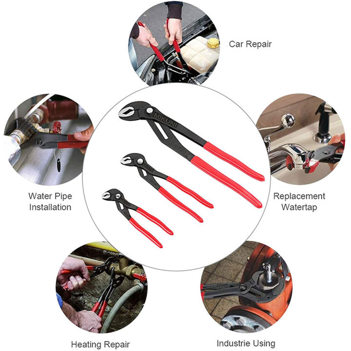 water-pump-pliers-quick-release-plumbing-adjustable-pliers-straight-jaw-groove-joint-set-combination-tools-universal-wrench