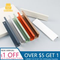 【YD】 Morandi Cabinet Handles Colorful Cupboard Door Pulls Aluminum Alloy for Dresser Drawer Knobs