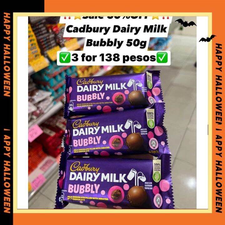 Cadbury Dairy Milk Bubbly 3 PCS 50g Lazada PH