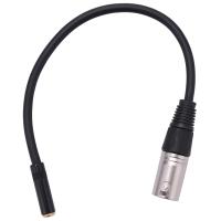 0. Wire 3 Pin Xlr Male to 3.5Mm Female Audio Connector Stereo Microphone Adapter