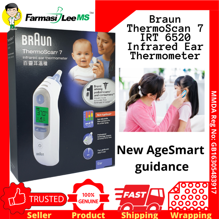Braun ThermoScan 7 IRT 6520 Infrared Ear Thermometer (2 year warranty
