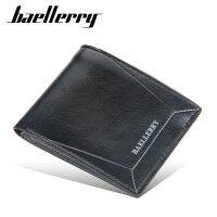 [COD] baellerry mens short Korean version multi-card position open thin section ticket clip card bag wholesale