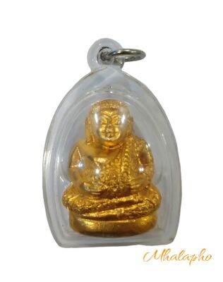 Kajjana Mh̄ā t̄he ro พระมหากัจจายนะ เนื้อพระเปียกทอง Thai amulets