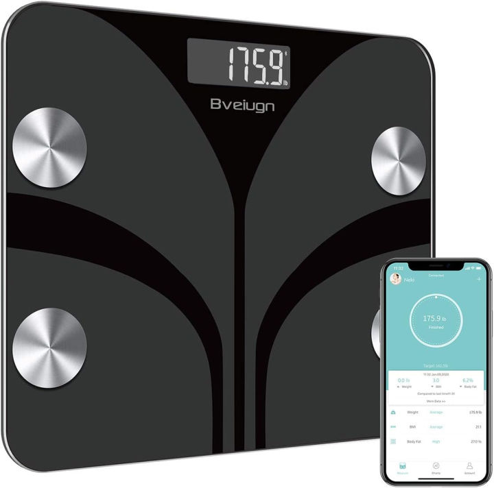 5 Core Smart Weight Scale for Body Weight Digital Bathroom Scale Bmi  Weighing Bluetooth Body Fat Monitor Health Analyzer Sync with App -Bbs 03 B  Sg