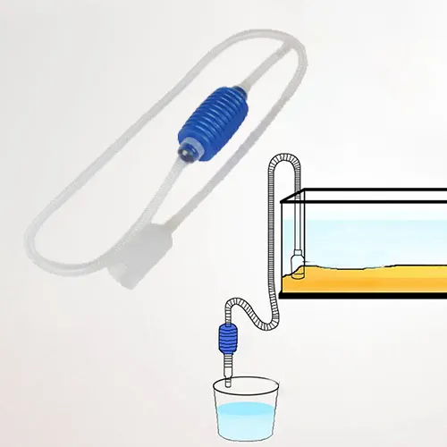 AQUARIUM HOSE001 Aquarium Fish Tank Vacuum Cleaner Pump Semi