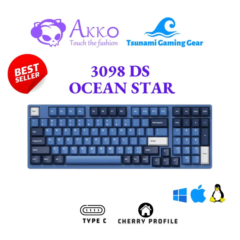 AKKO 3098 DS Midnight R2 (Akko sw v2 ...