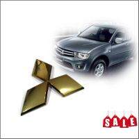 os อุปกรณ์เสริมรถยนต์ โลโก้ติดรถยนต์ Logo ด้านหน้ากระจัง Logo Mitsubishi สีทอง ขนาด 14 cm TRITON 2005-2014 ราคาดีที่สุด จบในที่เดียว