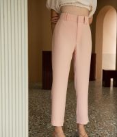 Mist of rain  Ruby Pants - Orose ผ้า BM เนื้อผ้ามีน้ำหนัก ทิ้งตัว หนาปานกลาง นุ่ม (พร้อมส่ง)