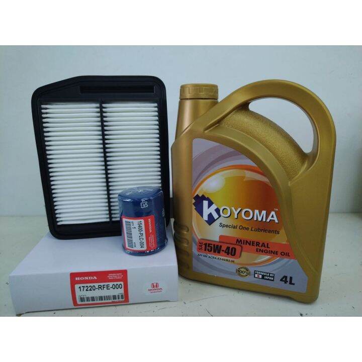 HONDA ODYSSEY RB1, RB2 2.4 2003y2008y AIR FILTER + OIL FILTER + KOYOMA