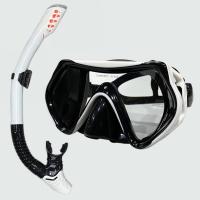 2021 New Anti-Fog Coated Silicone Diving Snorkeling Mask Goggles Suit Swimming Diving Full Dry Snorkel Full Face Mask Wholesale