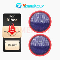 ?[ขายดี]?สำหรับ Dibea F20สูงสุดเครื่องดูดฝุ่น2ชิ้นชิ้นส่วนอุปกรณ์ทดแทนตัวกรอง HEPA