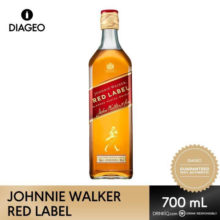 Johnnie Walker Red Label Blended Scotch Whisky 700ml Lazada PH