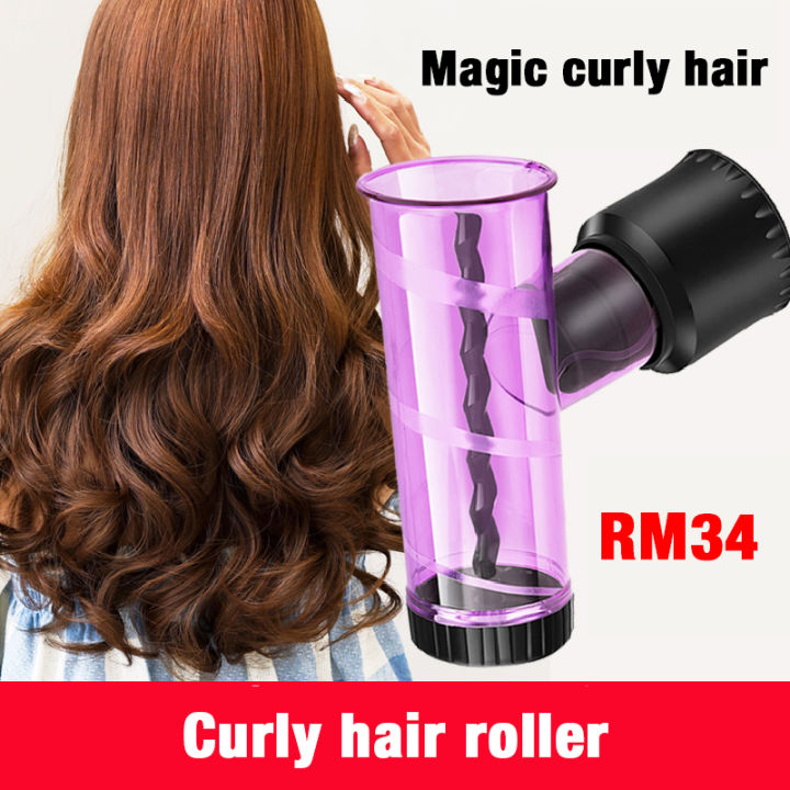 Glamour curly hair hood Lazy Hair Curler Tube Automatic Magic Hair Air  Curling Natural Hair Roller | Lazada