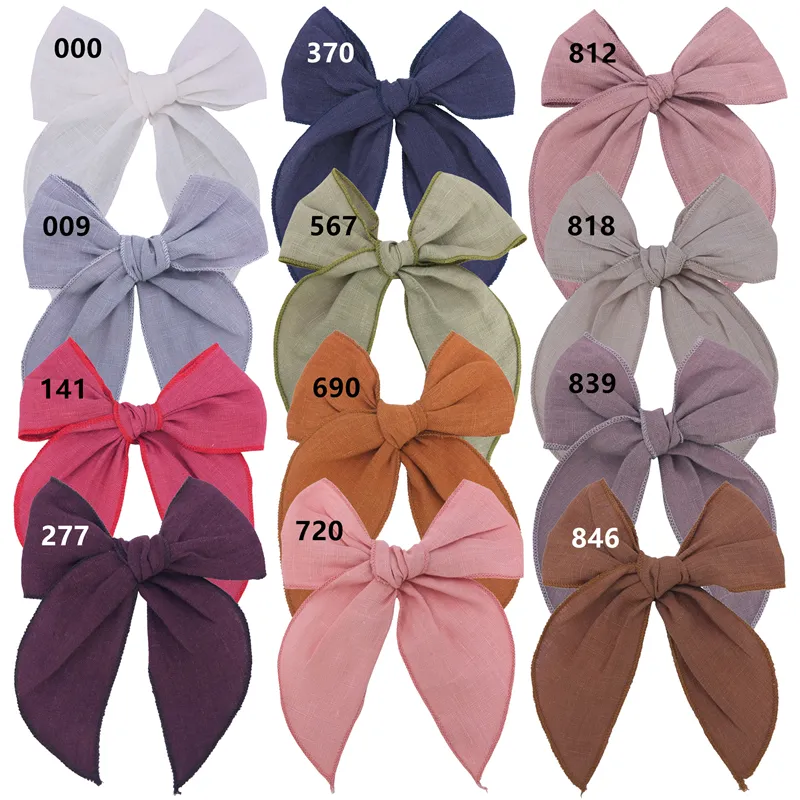 Velvet Fable Bow Hair Clips Baby Girls Women Large Sailor Head Bows  Accessories Hair Grips for