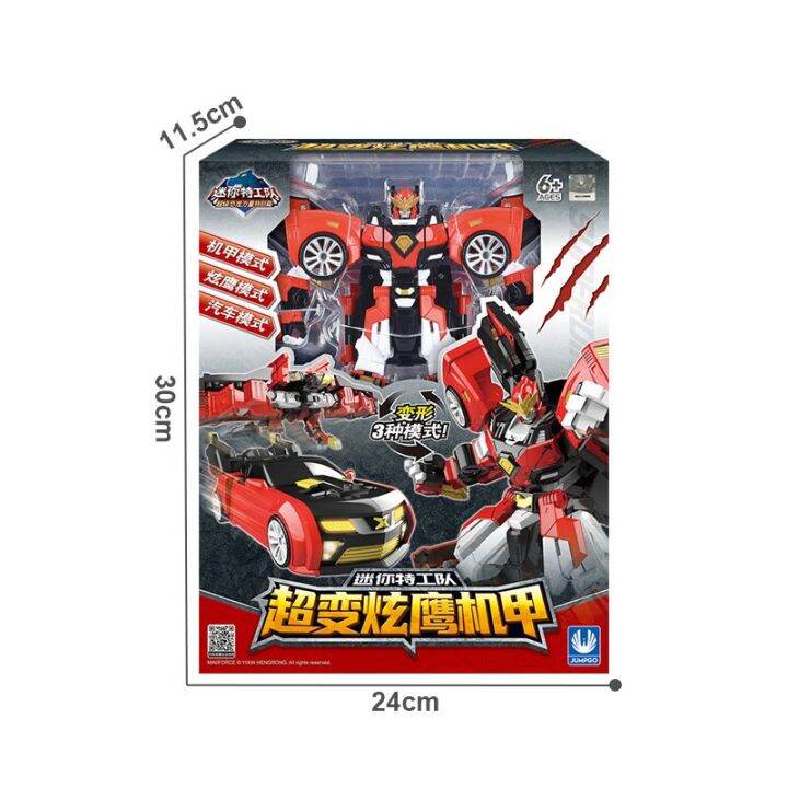 สามโหมด-mini-force-2-super-gino-power-transformation-หุ่นยนต์ของเล่นรถ-action-figure-mini-force-x-deformation-airplane-toy