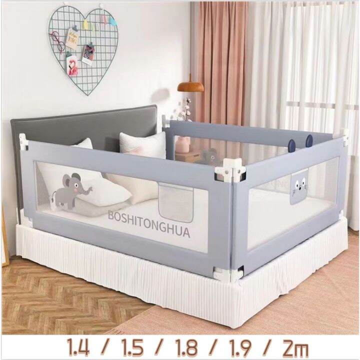 Bed fence Adjustable Baby Playpen Safety Bed Fence Kids Vertical Lift