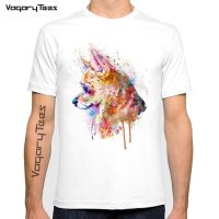 New Summer Men T-Shirt Cute Sweet Watercolor Chihuahua Dog Painting Art Print T-Shirt Casual Men Tops Hipster Novelty Cute Tee