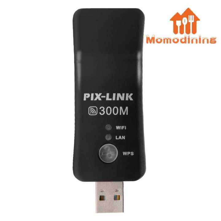 USB TV WiFi Dongle Adapter 300Mbps Universal Wireless Receiver RJ45 WPS