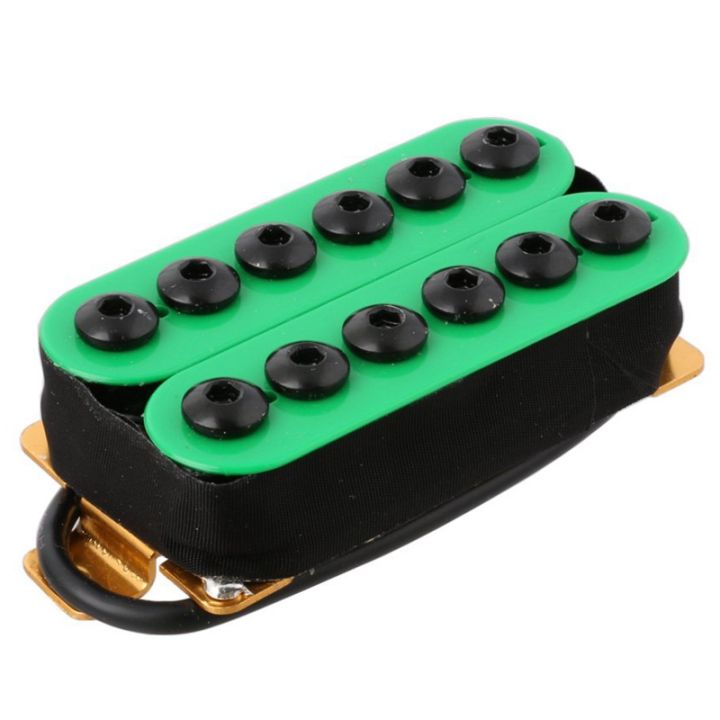 2pcs-double-coil-electric-guitar-humbucker-pickup-bridge-amp-neck-ceramic-magnet-invader-style-punk-green