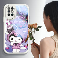 PMP เคสใหม่สำหรับ Infinix Note 8 X692สมาร์ท5 X657 X657C X657B สมาร์ท6 X6511B ลายการ์ตูน Sanrio Kurmi ลายกระจกด้านหลังแบบบางเฉียบเปลือกซิลิโคนนิ่มปกป้องกล้องเคสป้องกันการกระแทก