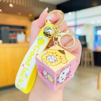 KIYO Cinnamoroll Cinnamoroll พวงกุญแจลูกบาศก์มายากลพัฒนาสมอง Kuromi Kuromi Cube จี้ปริศนาเครื่องประดับมืออาชีพของขวัญสำหรับเด็ก