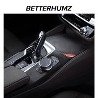 Alcantara Center Console Gear Shift Handle Panel Cover Trim For BMW 5GT 6GT Series G30 G38 2017-2022 Car Sticker Accessories