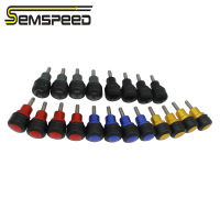 SEMSPEEDรถจักรยานยนต์6Mm M6ด้านหน้าFenderกันล้มสกรูส้อมเครื่องป้องกันสำหรับยามาฮ่าMT01 MT03 MT07 FZ07 FZ09 MT09 MT10 MT15 MT-25 FZ1 FZ6 FZ1000 XSR700 XSR900