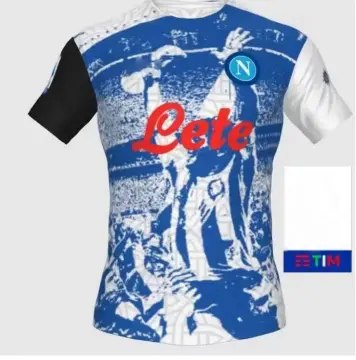 SSC Napoli Red Shirt 2022/23 Maradona Memorial Version