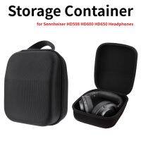 เคสแข็งเก็บของสำหรับ Sennheiser HD598 HD600 HD650หูฟังหูฟังแบบสวมศีรษะกระเป๋าหิ้วเคสป้องกันโทรศัพท์ Kotak Penyimpanan Tas