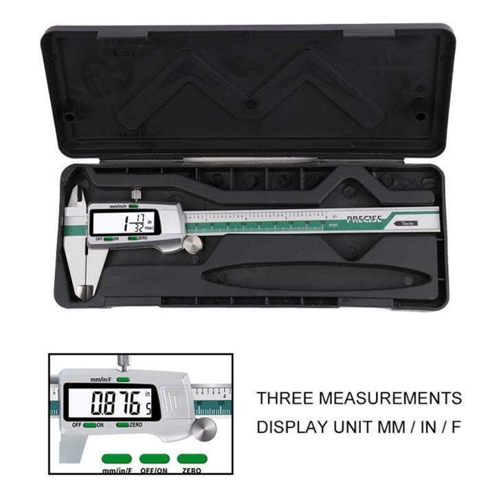 professional-digital-caliper-จอแสดงผล-lcd-มม-นิ้วดิจิตอล0-150มม-ความแม่นยำ0-01มม-vernier-caliper-gauge-micrometer-เครื่องมือวัด